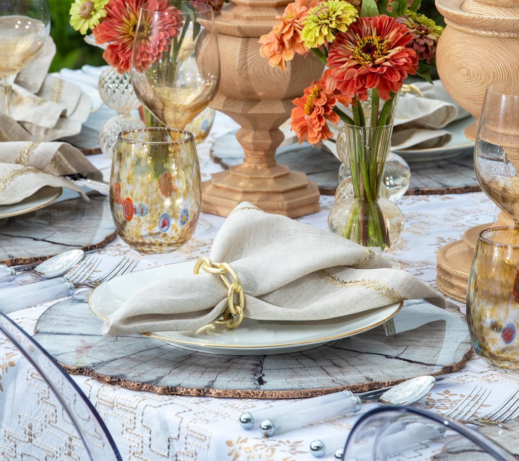 Gala Tumbler in Champagne Set of 4 by Kim Seybert 3