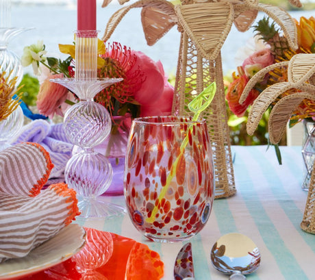 Gala Tumbler in Orange Set of 4 by Kim Seybert 3