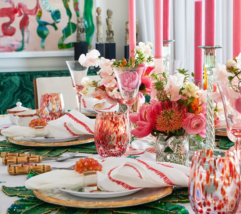 Gala Tumbler in Orange by Kim Seybert at Fig Linens and Home - 2