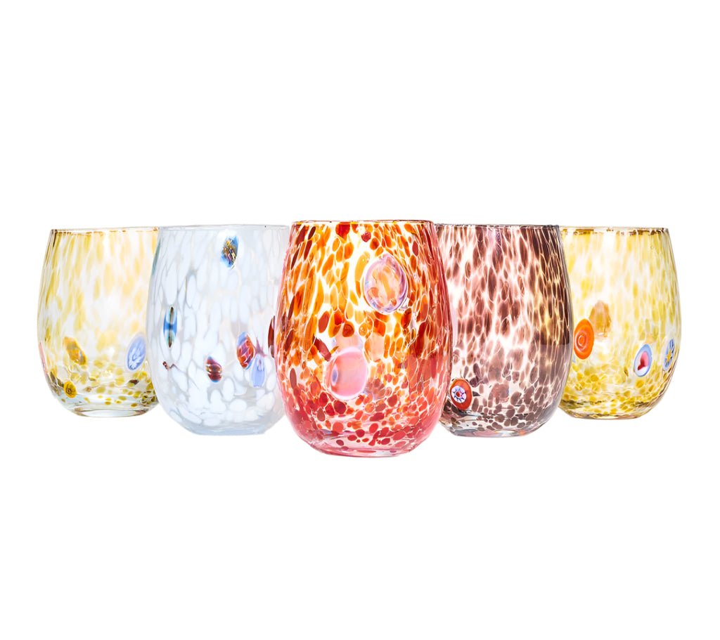 Gala Tumbler in Orange Set of 4 by Kim Seybert 4