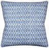 Galon Print Blue - Throw Pillow by Ryan Studio