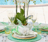 Gardenia Napkin Ring in White by Kim Seybert at Fig Linens and Home Lifestyle 4