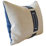 Giorgio Linen Ingot Tape Indigo - Throw Pillow by Ryan Studio