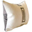 Giorgio Linen Ingot Tape Platinum - Throw Pillow by Ryan Studio
