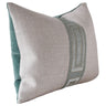 Giorgio Linen Ingot Tape Rain - Throw Pillow by Ryan Studio 