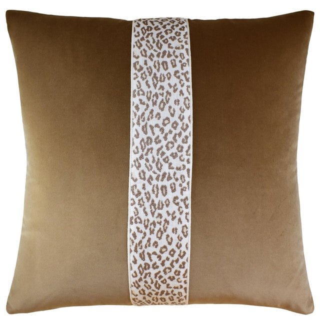 Giorgio Safari Tape Sand Ivory - Throw Pillow by Ryan Studio