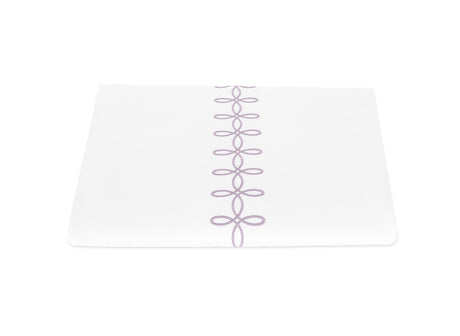 Duvet Cover - Gordian Knot Lilac Percale Bedding by Matouk at Fig Linens and Home