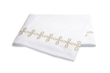 Gordian Knot Truffle Flat Sheet | Matouk bedding at Fig Linens and Home
