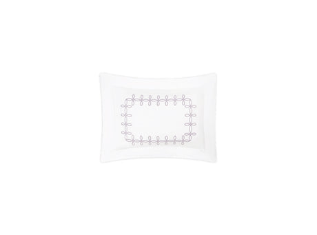 Boudoir Sham - Gordian Knot Lilac Percale Bedding by Matouk at Fig Linens and Home