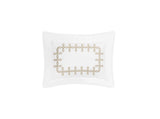 Boudoir Sham - Gordian Knot Truffle Percale Bedding by Matouk at Fig Linens and Home