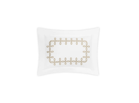 Boudoir Sham - Gordian Knot Truffle Percale Bedding by Matouk at Fig Linens and Home