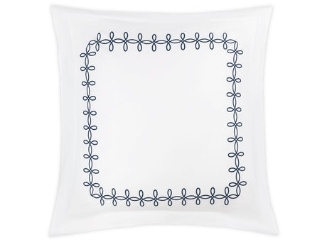 Euro Sham - Gordian Knot Baltic Percale Bedding by Matouk at Fig Linens and Home