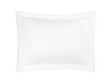 Pillow Sham - Gordian Knot Cream Percale Bedding by Matouk at Fig Linens and Home