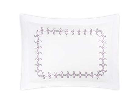 Pillow Sham - Gordian Knot Lilac Percale Bedding by Matouk at Fig Linens and Home