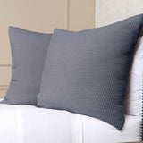 Lifestyle Photo of Balboa Midnight Blankets & Shams - Pom Pom at Home at Fig Linens & Home