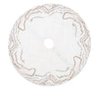 Gilt Wave Gold/Silver Tree Skirt | Kim Seybert at Fig Linens and Home