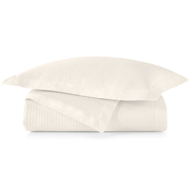 Peacock Alley - Hamilton Pearl Coverlet and Shams | Fig Linens and Home