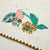 Hand towel embroidery detail - Yves Delorme Golestan Towels at Fig Linens and Home