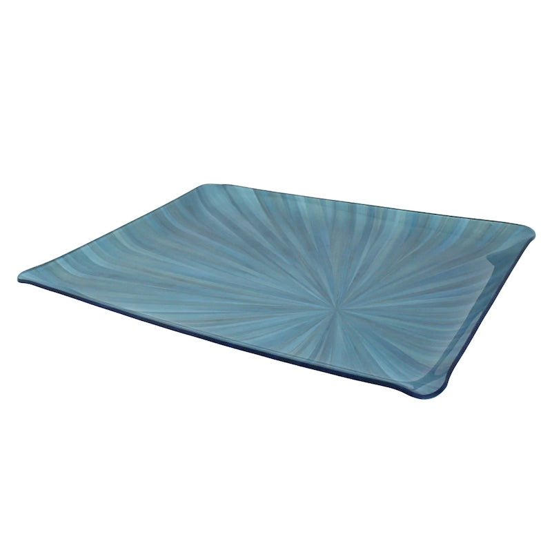 Tribeca Ocean Blue Acrylic Trays by Hestia Everyday Living - Fig Linens and Home