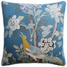 Hydrangea Bird Teal - Throw Pillow by Ryan Studio - GP and J Baker Fabric