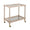 Bar Cart Angle - Isadore Light Cerused Oak Bar Cart by Worlds Away at Fig Linens and Home