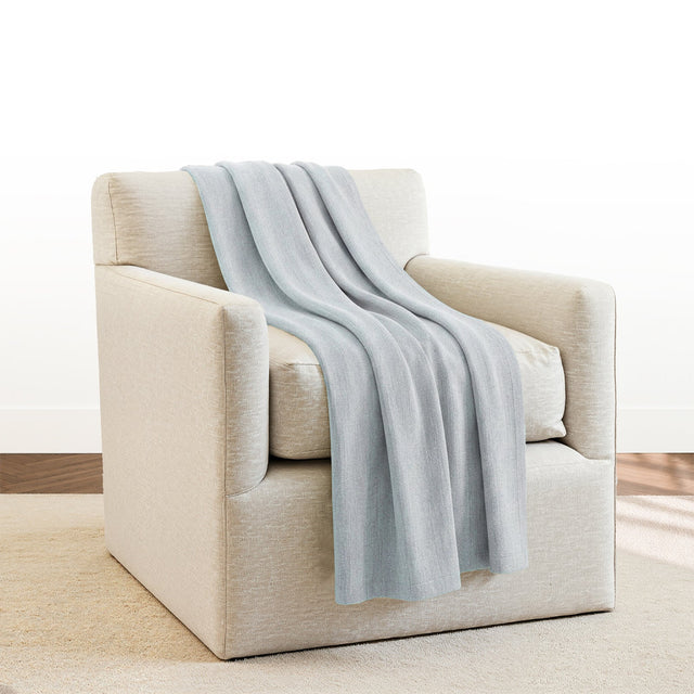 Ibiza Throw in Powder | Alicia Adams Alpaca at Fig Linens and Home