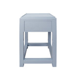 Jean Light Blue Side Table by Worlds Away at Fig Linens and Home - Side View