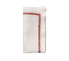 Jardin Napkin in White & Coral Set of 4 by Kim Seybert 4