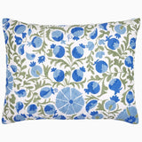 John Robshaw Aadav Sage Green Cotton Quilted Pillow Sham Front  | Fig Linens and Home 1