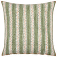 John Robshaw Bansari Tangerine Orange Sage Green Pillow  | Fig Linens and Home Front