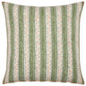 John Robshaw Bansari Tangerine Orange Sage Green Pillow  | Fig Linens and Home Front