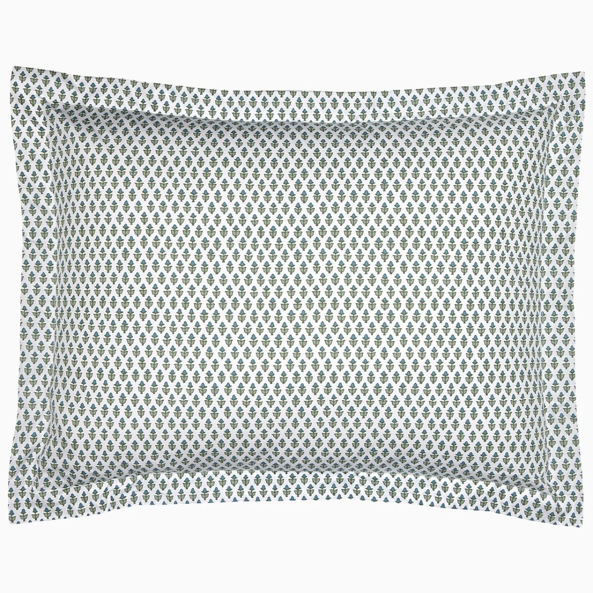 John Robshaw Cala Sage Pillow Sham Bed 062  | Fig Linens and Home