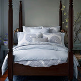 Cinde Light Indigo Organic Duvet Covers | John Robshaw Blue Bedding at Fig Linens and Home