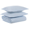 Organic Duvet Cover and Sham | John Robshaw Cinde Light Indigo Blue Bedding at Fig Linens and Home