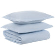 Organic Duvet Cover and Sham | John Robshaw Cinde Light Indigo Blue Bedding at Fig Linens and Home