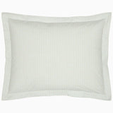 Pillow Sham - Cinde Sage Green Organic Cotton | John Robshaw Bedding at Fig Linens and Home