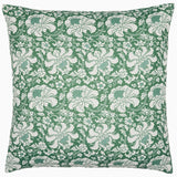 Decorative Pillow - John Robshaw Haasini Moss Green Outdoor Pillow at Fig Linens and Home