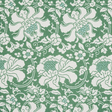 Textile swatch of fabric - John Robshaw Haasini Moss Green Outdoor Pillow at Fig Linens and Home
