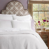 John Robshaw Handstitched Lavender Quilted Coverlet  | Fig Linens and Home Lifestyle Bedding 1