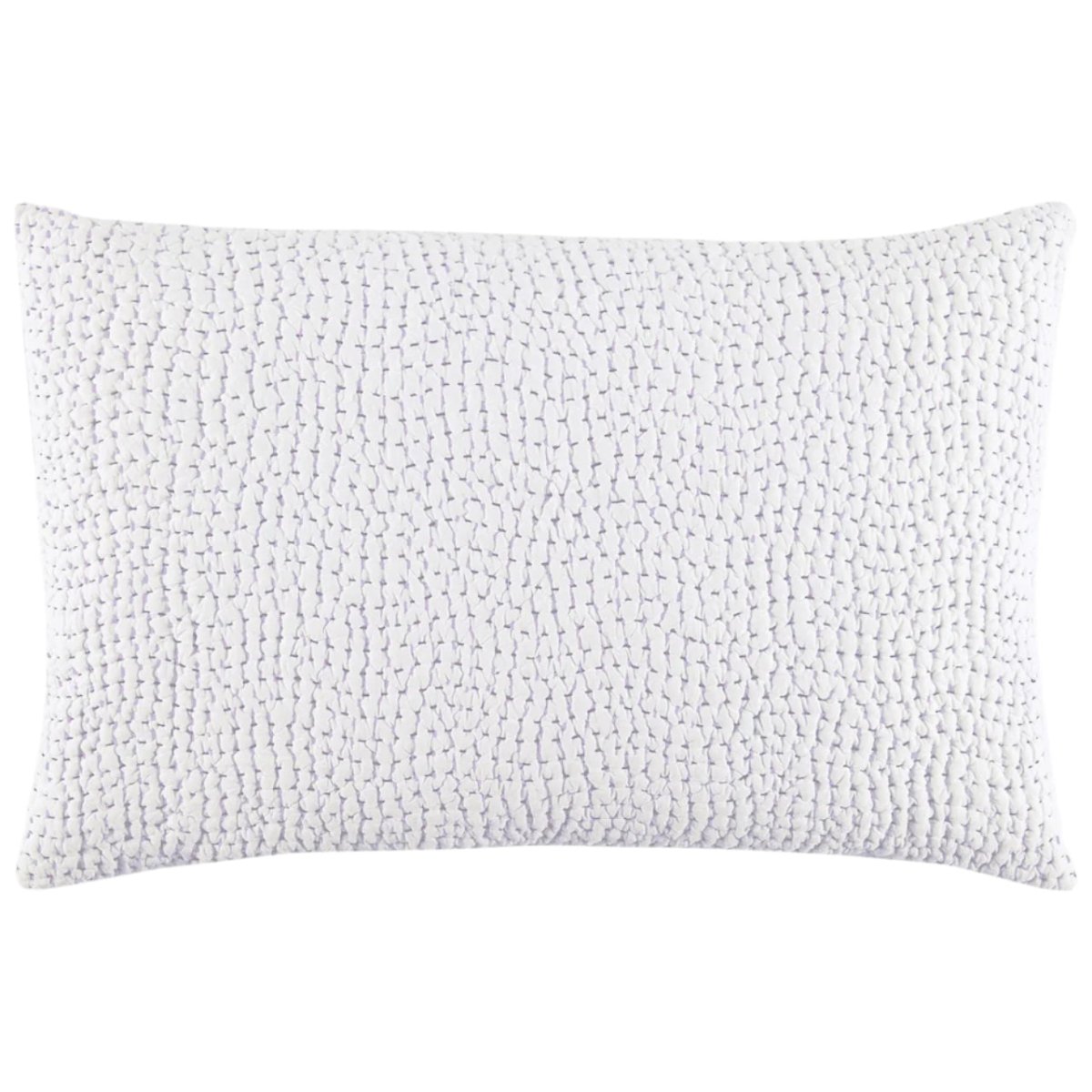 John Robshaw Handstitched Lavender Quilted Pillow Sham  | Fig Linens and Home 1