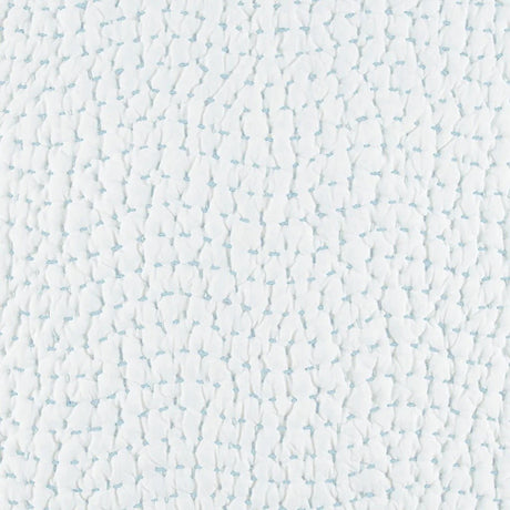 John Robshaw Handstitched Mist Quilted Textiles Swatch  | Fig Linens and Home 1