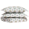 Duvet Covers - John Robshaw Hina Sage Green & Tangerine Bedding at Fig Linens and Home