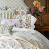 John Robshaw Hina Sage Green Organic Cotton Duvet Covers & Shams | John Robshaw Lifestyle Photo 2