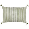 John Robshaw Kidney Lumbar Pillow BhuvSage Green Pillow  | Fig Linens and Home Front