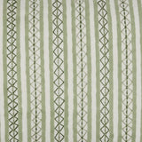 John Robshaw Kidney Lumbar Pillow BhuvSage Green Pillow  | Fig Linens and Home Swatch