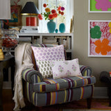 John Robshaw Kidney Lumbar Pillow Jivan Sage Green Pillow  | Fig Linens and Home Lifestyle