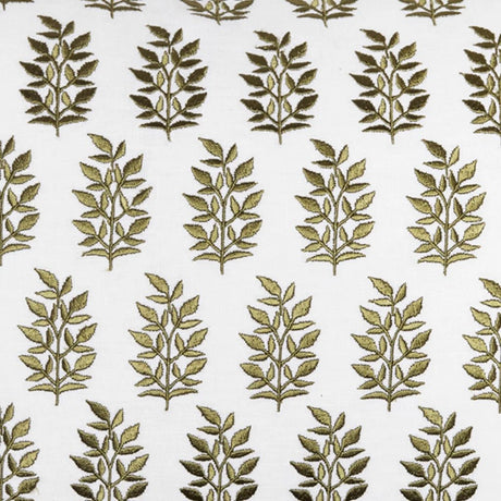 John Robshaw Kidney Lumbar Pillow Jivan Sage Green Pillow  | Fig Linens and Home Swatch
