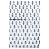 Flat Sheet - Lahna Lapis Blue Organic Cotton Sheets by John Robshaw at Fig Linens and Home