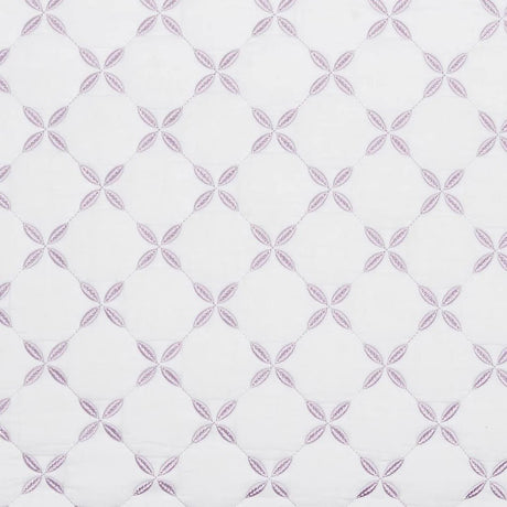 John Robshaw Textiles Swatch - Layla Lavender Purple Quilted at Fig Linens and Home
