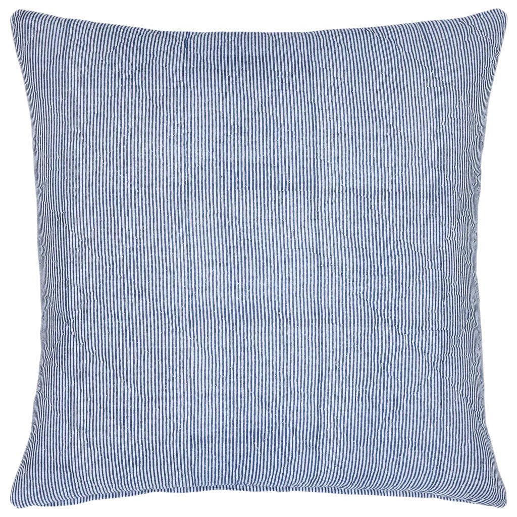 John Robshaw Nandi Indigo Quilts and Shams by John Robshaw - Queen Quilt 92” x 92” Indigo Blue and White at FIG LINENS AND HOME - 3